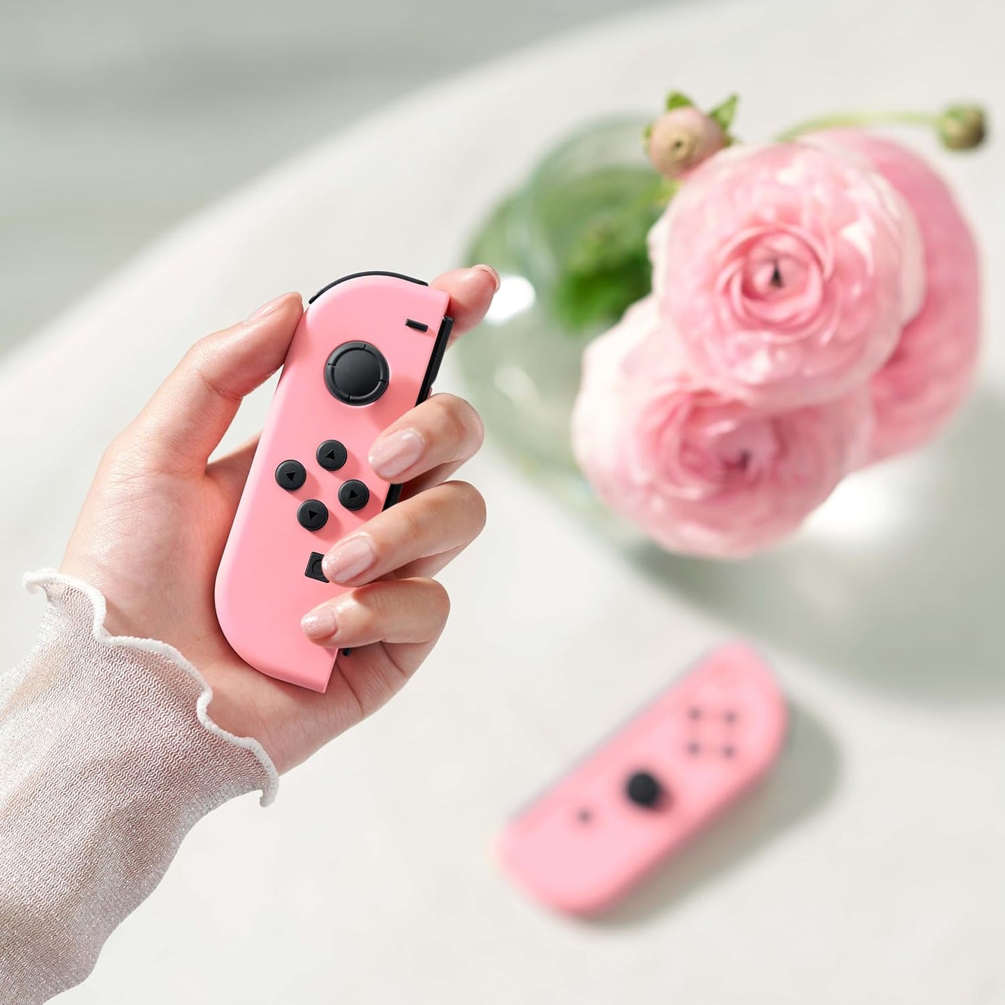 Controller di gioco Joy-Con (rosa pastello)