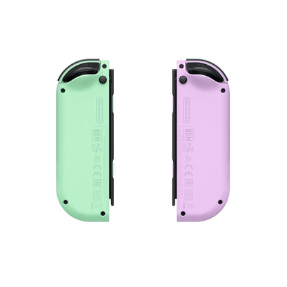 Il gioco Joy-Con comanda Pastel Morado (I) e Pastel Green (D) per Nintendo Switch 