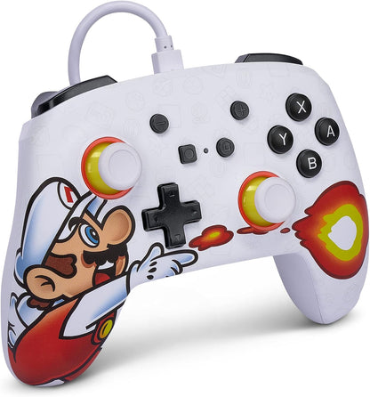 Mando con cavo di Nintendo Switch - Mario de Fuego 