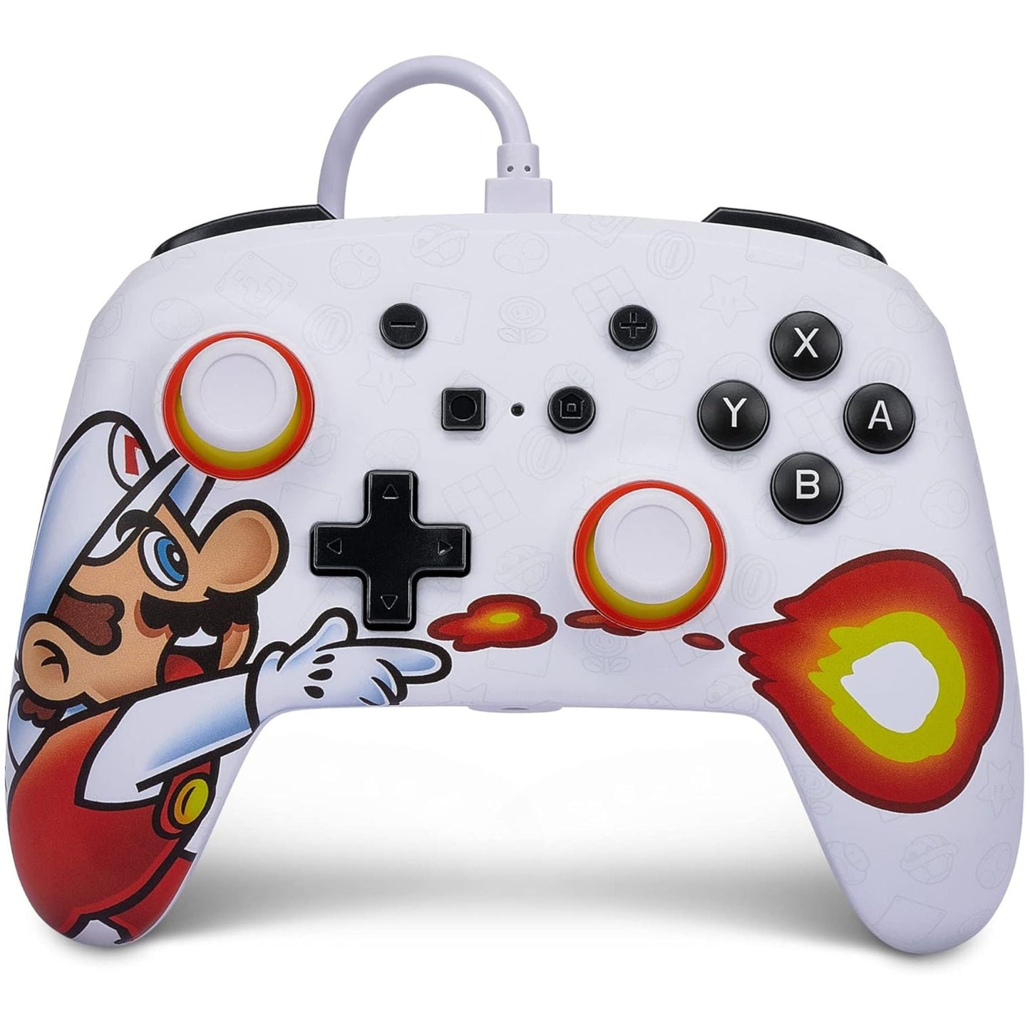 Mando con cavo di Nintendo Switch - Mario de Fuego 