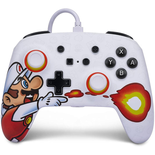 Mando con cavo di Nintendo Switch - Mario de Fuego 