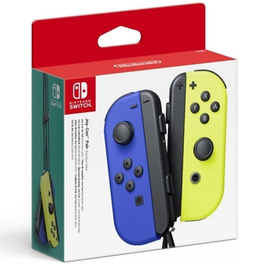 Controller Joy-Con blu (I) e giallo neon (D) per Nintendo Switch 