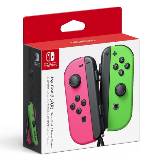 Controller Joy-Con verde neon (I) e rosa neon (D) per Nintendo Switch 