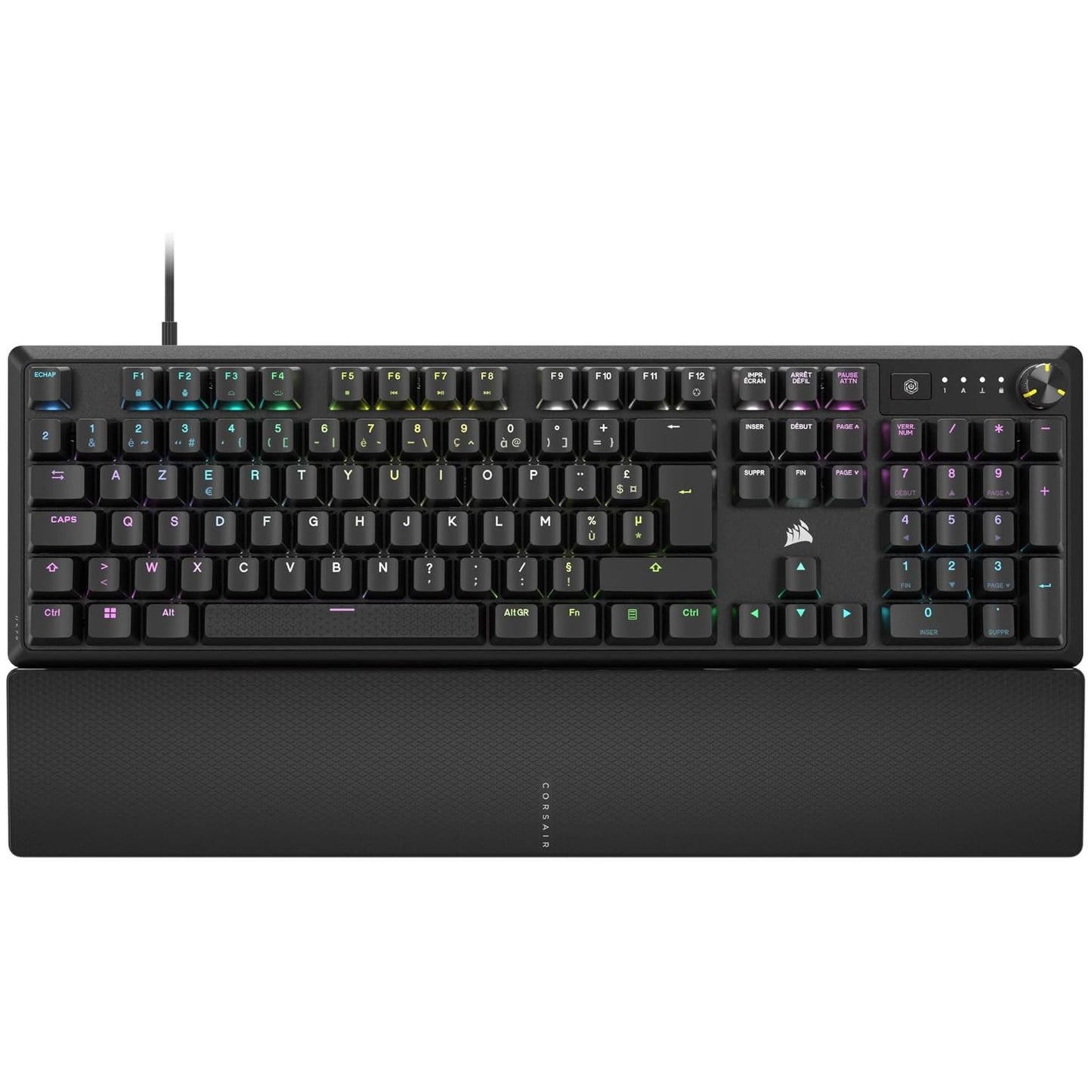 Tastiera da gioco meccanica Corsair K70 CORE RGB — Grigio acciaio