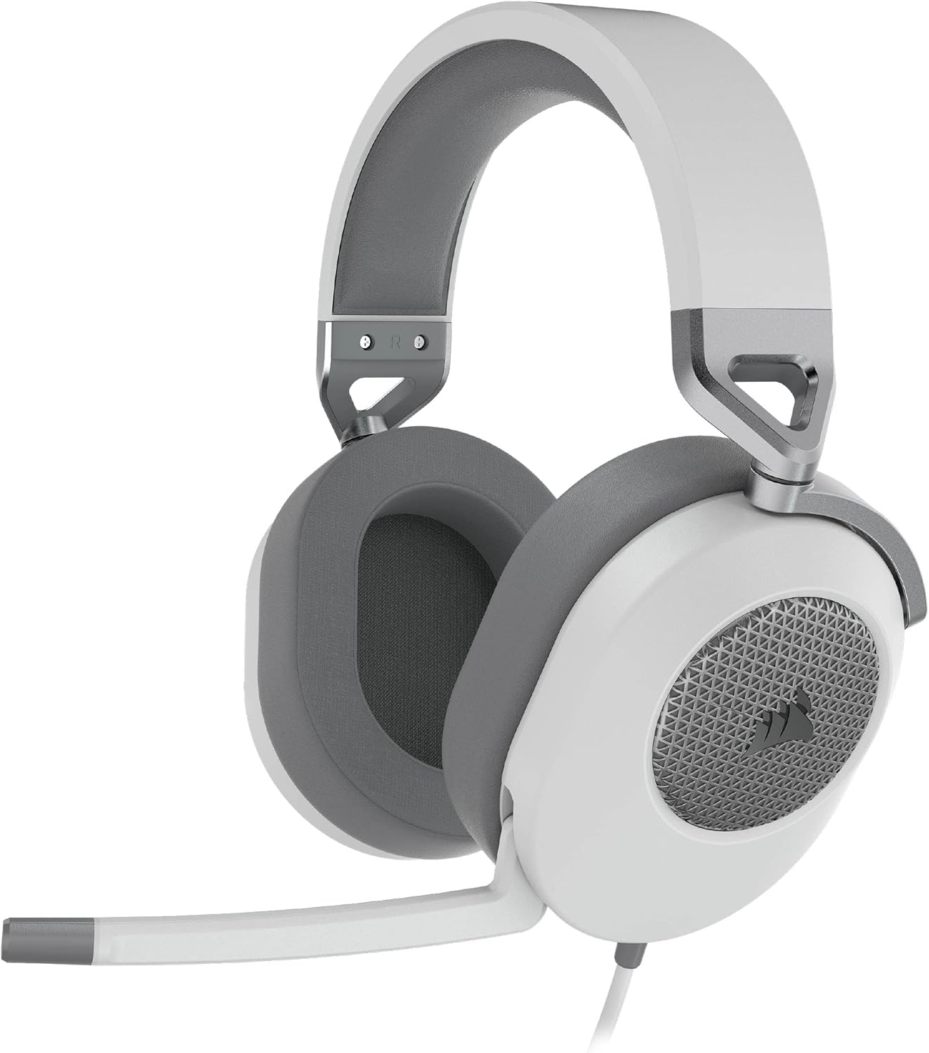 Cuffie da gioco Corsair con cavo HS65 SURROUND — Bianco